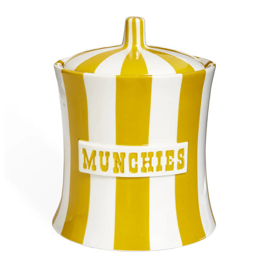 Jonathan Adler Aufbewahrungsdosen MUNCHIES gelb/ weiß